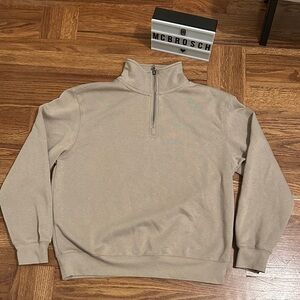 Pink Republic Ladies Tan Zip-Up Sweater Size S